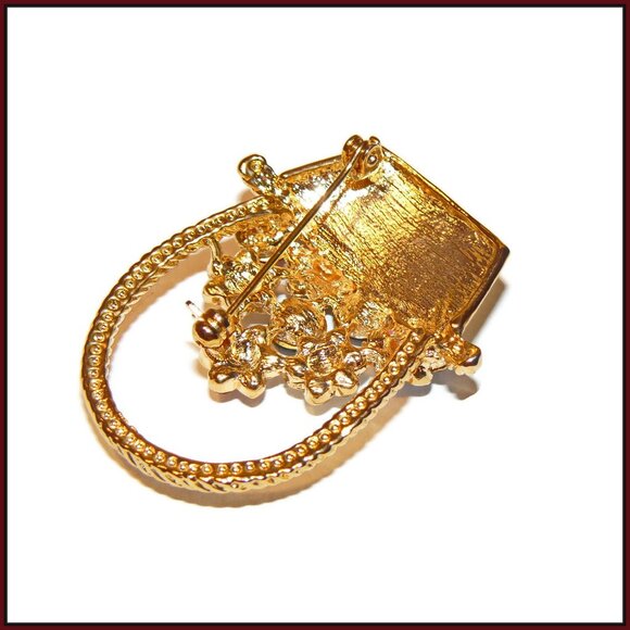 Multi Color Rhinestone Basket - Picture 3 of 4